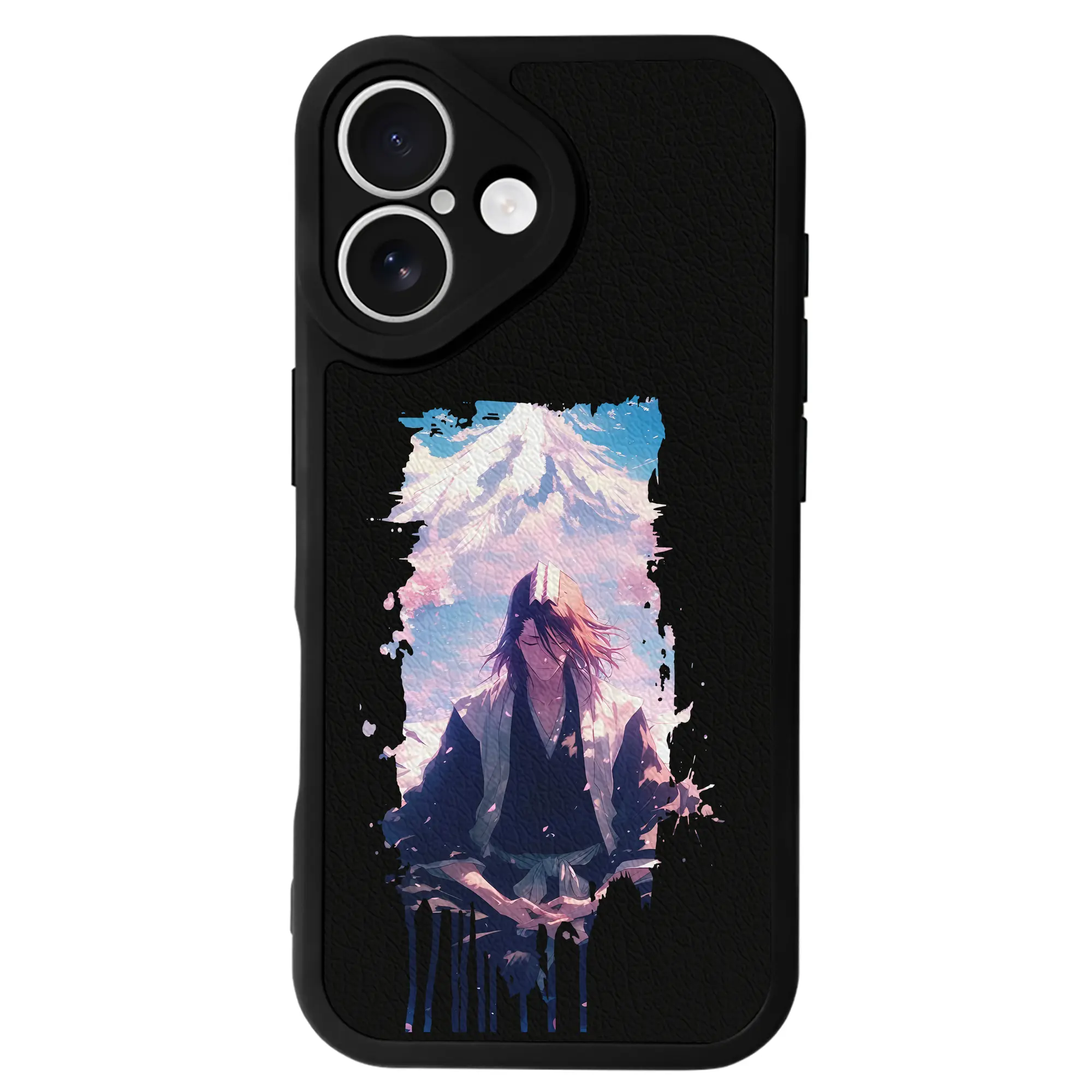 ブリーチ グッズ,朽木 白哉 - IPhone 16シリーズ対応 ・ シリコンスマホケース ・ レザー調 ・ 高精度フィット ・ 耐衝撃 ・ ワイヤレス充電対応 ・ 精密カット